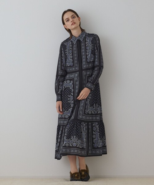 Diagram ワンピース バンダナプリントシャツワンピース : ZOZOTOWN