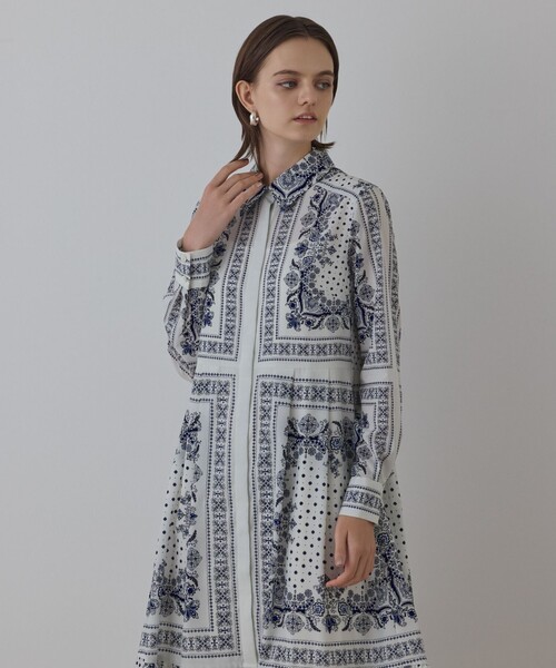 Diagram ワンピース バンダナプリントシャツワンピース : ZOZOTOWN