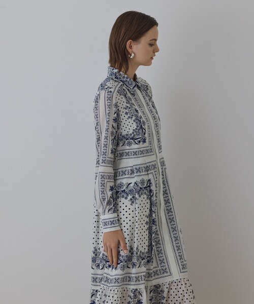 Diagram ワンピース バンダナプリントシャツワンピース : ZOZOTOWN