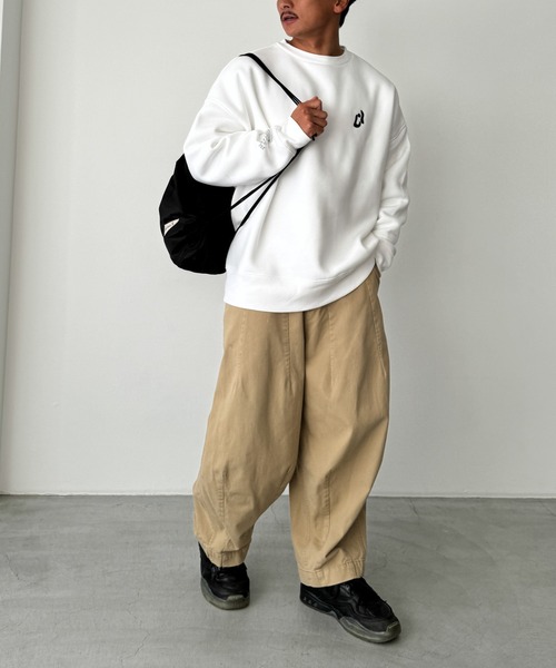 「CANAL JEAN」 スウェットカットソー MEDIUM ブラック レディース_画像9