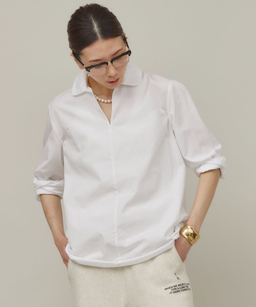 Curensology（カレンソロジー） 長袖ブラウス FREE ホワイト