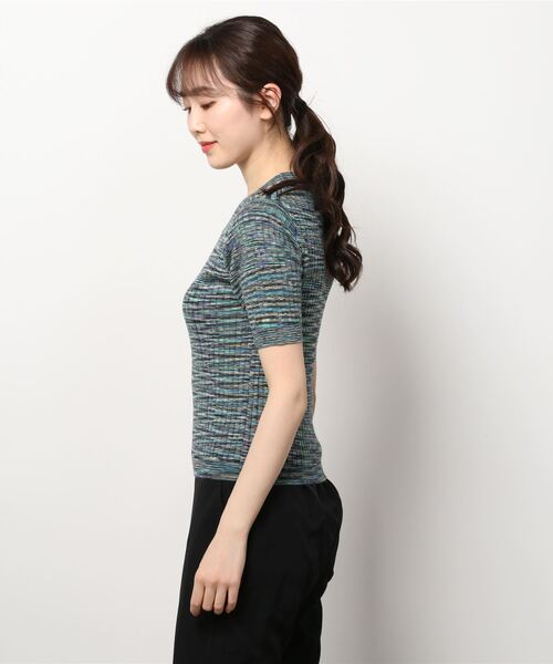 H BEAUTY&YOUTH UNITED ARROWS 半袖ニット FREE オレンジ レディース 