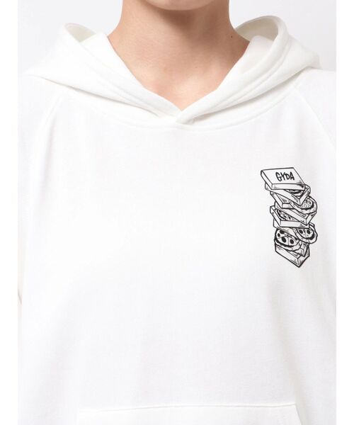GYDA パーカー ホワイト ブラック 2点まとめ セール】GYDA LOOSEスウェットZIP UPパーカー（パーカー）｜GYDA