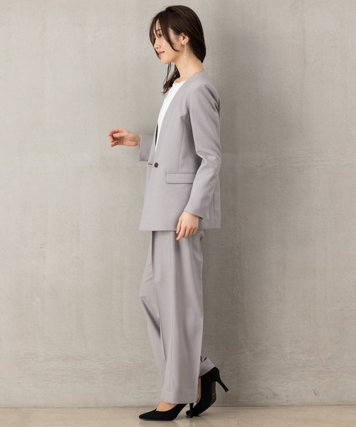 ROBEDECORA セットアップ 「洗えるウールタッチスーツ」ダブル