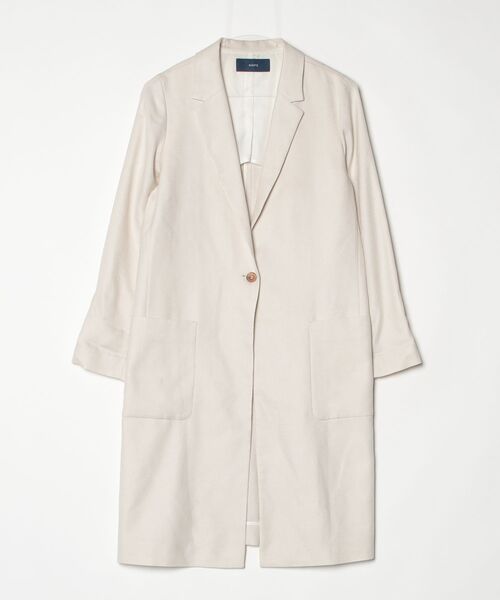 SHIPS（シップス） チェスターコート 38 ホワイト メンズ : ZOZOTOWN