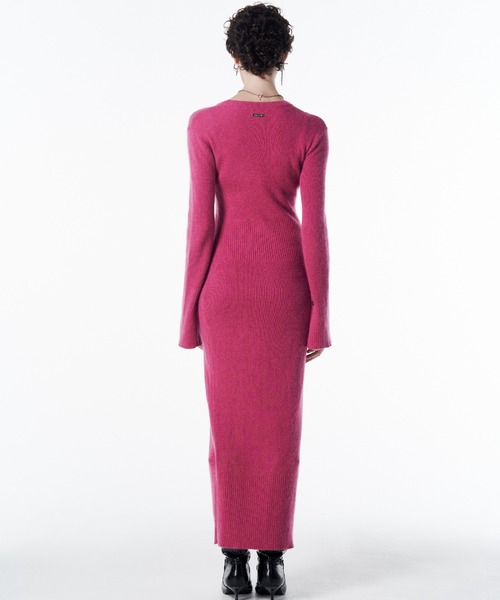 JOSE MOON（ジョゼムーン） ドレス SLIT KNIT DRESS/スリットニット