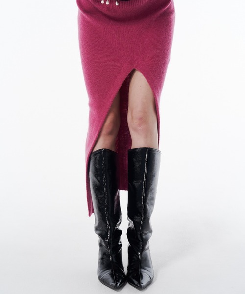 JOSE MOON（ジョゼムーン） ドレス SLIT KNIT DRESS/スリットニット