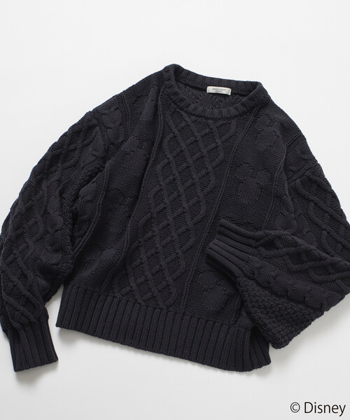 【オシャレ☆FREAK'S STORE】黒　長袖セーター　サイズF FREAK'S STORE（フリークスストア） セーター ニット FREAK'S STORE