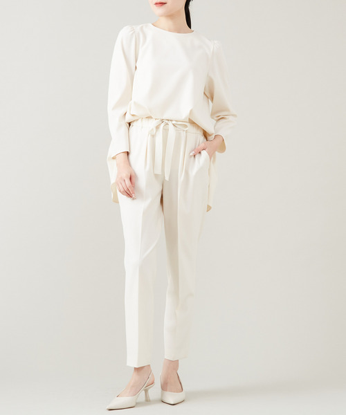 「TIARA」 スラックス 3 アイボリー レディース_画像3