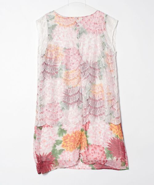 「ふりふ」 ノースリーブワンピース M ホワイト レディース_画像2