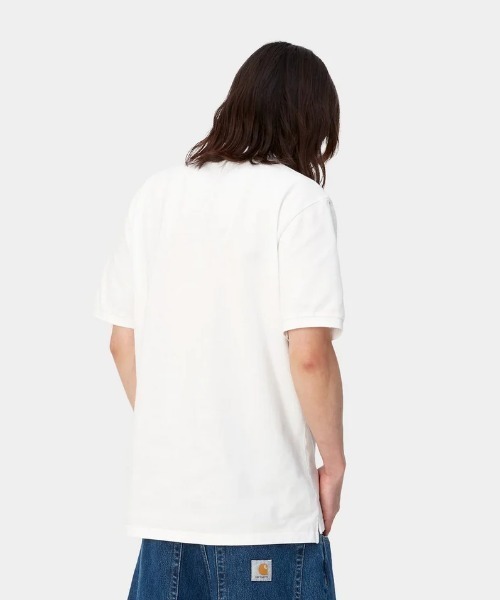 「Carhartt WIP」 半袖ポロシャツ X-LARGE ダークブルー メンズ_画像3