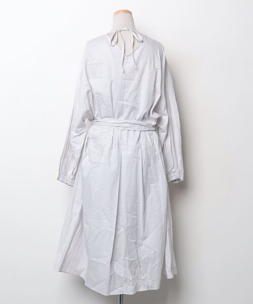 「haupia」 長袖ワンピース MEDIUM グレー レディース_画像2