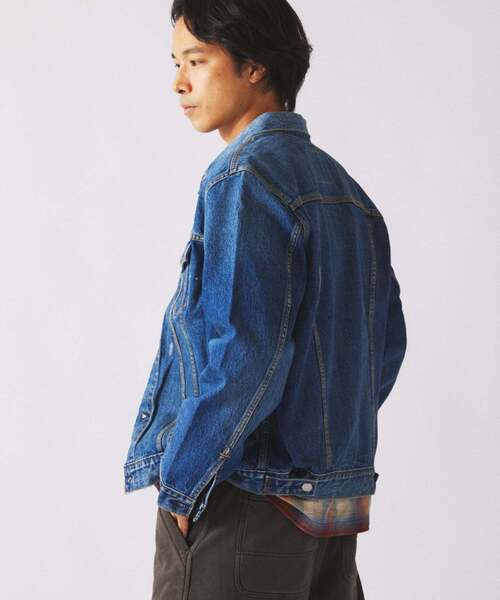 【古着】リーバイス デニムジャケット ブルー メンズ3XL Levi's（リーバイス） デニムジャケット X-LARGE コバルトブルー