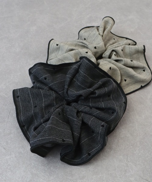 BLUEEAST（ブルーイースト） シュシュ ハートフロッキーストライプ