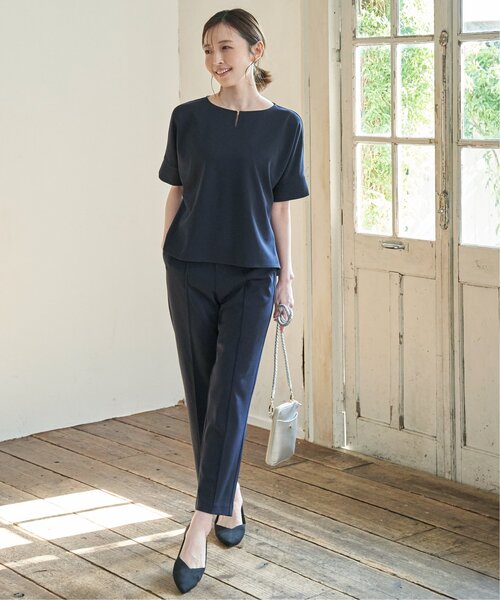 「IKKA LOUNGE」 セットアップ L ライトグレー レディース_画像3