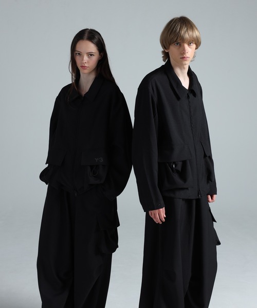 y's サイズ3 ブルゾン　ウール Y's ワイズ ウール ジャケット ヨウジヤマモト 3 Y's ワイズ ウール