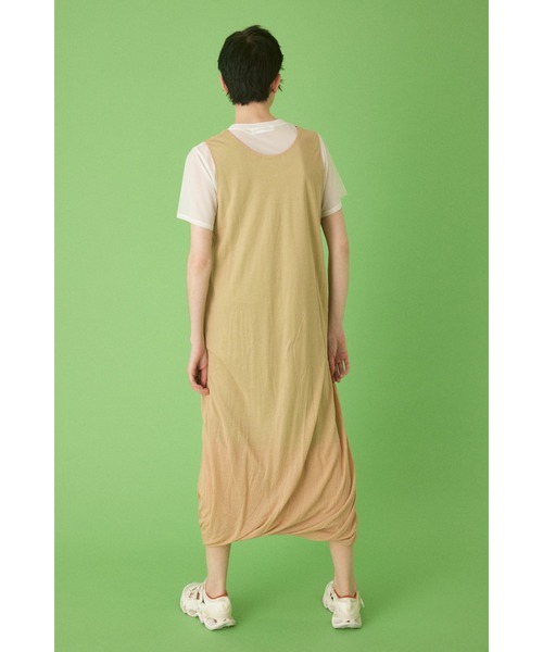 「HeRIN.CYE」 ノースリーブワンピース FREE ネイビー レディースの画像