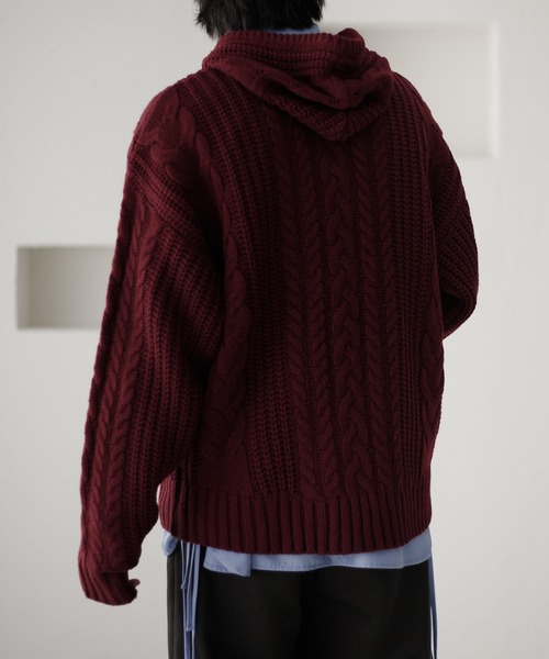 「epnok」 長袖ニット SMALL ブラック メンズ_画像2