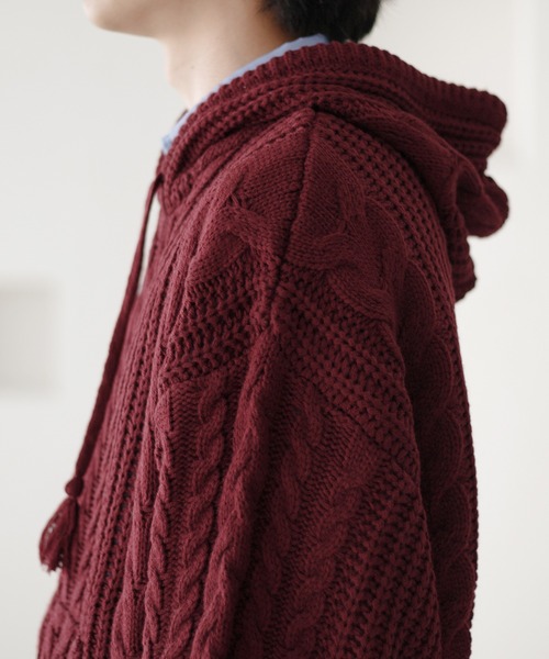 「epnok」 長袖ニット SMALL ブラック メンズ_画像6