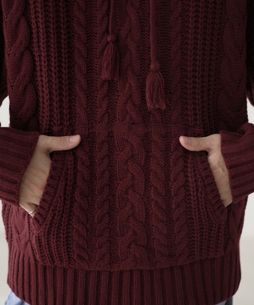 「epnok」 長袖ニット SMALL ブラック メンズ_画像8