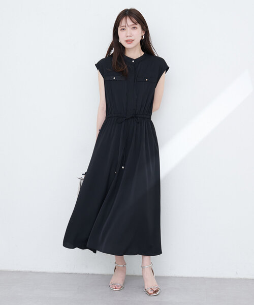 「natural couture」 半袖ワンピース FREE サックスブルー レディース_画像6