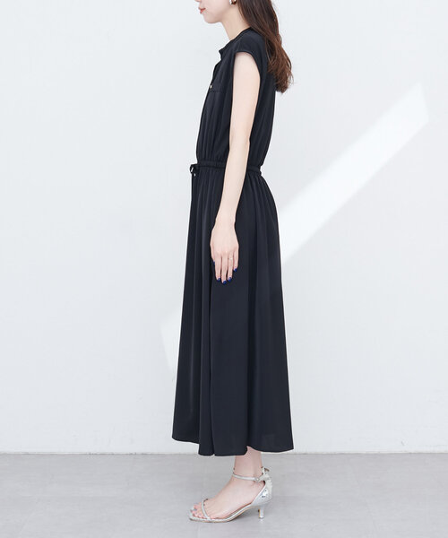 「natural couture」 半袖ワンピース FREE サックスブルー レディース_画像8