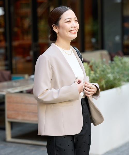 B.C STOCK（ベーセーストック） ジャケット ノーカラージャケット