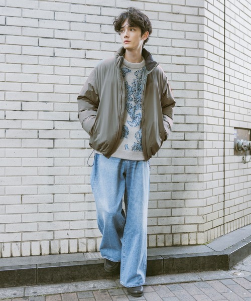 RAGEBLUE（レイジブルー） セーター ニット Damask Pattern Jacquard