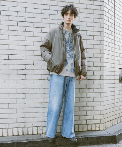 RAGEBLUE（レイジブルー） セーター ニット Damask Pattern Jacquard