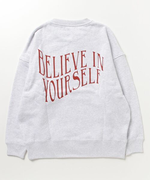 「＋81BRANCA」 スウェットカットソー FREE ライトグレー レディース_画像2