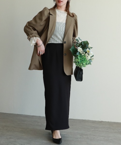 ジャケット テーラードジャケット パフスリーブテーラードジャケット