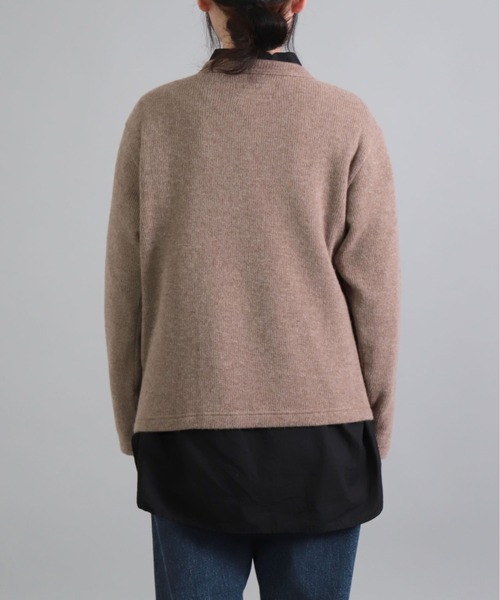 「OMNIGOD」 長袖カットソー 3 ベージュ レディース_画像4