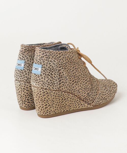 「TOMS」 ショートブーツ US6.5 オレンジ レディース_画像2