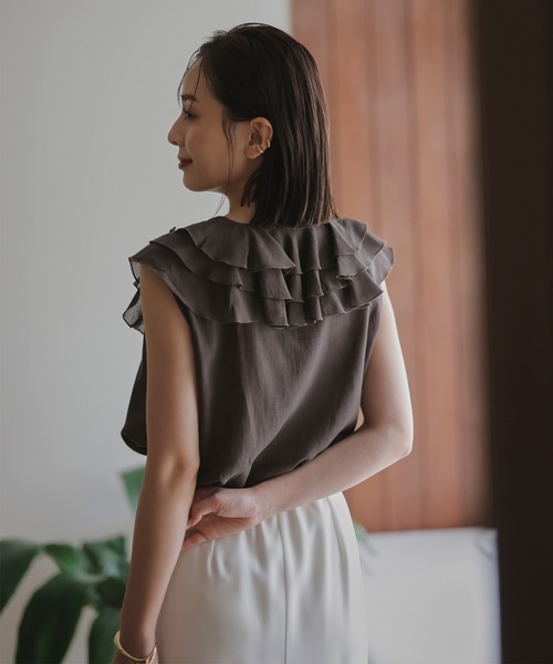 「anuans」 タイトスカート SMALL ホワイト系その他 レディース_画像6