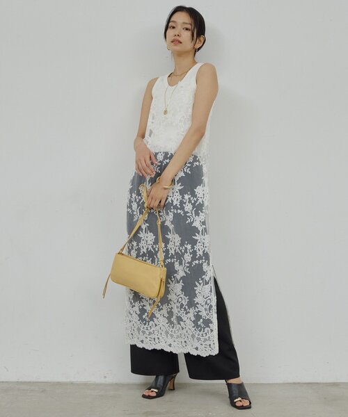 GALLARDAGALANTE（ガリャルダガランテ） ワンピース シアーレース