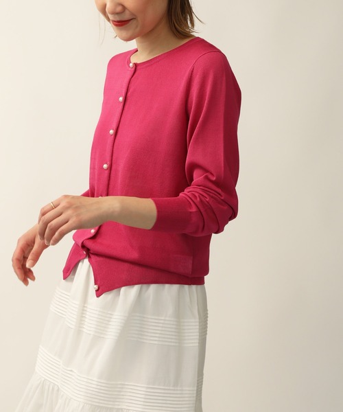 「PICCIN」 ニットカーディガン M ブラック レディース_画像2