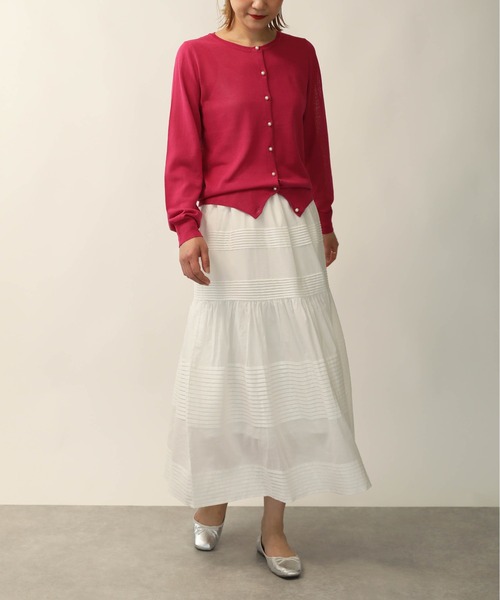 「PICCIN」 ニットカーディガン M ブラック レディース_画像4