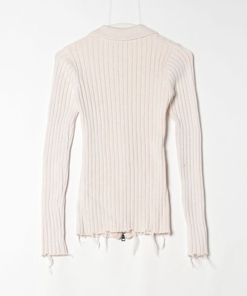 「EMODA」 長袖ニット FREE アイボリー レディース_画像2