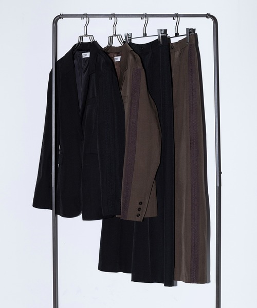 「MAISON BREEZE reveur」 テーラードジャケット M ブラウン レディース_画像4