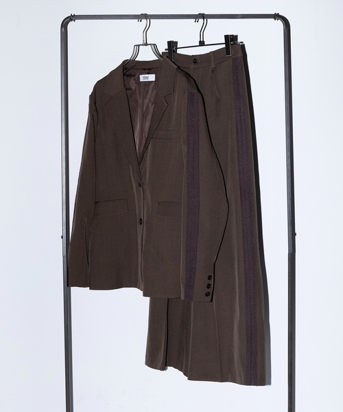「MAISON BREEZE reveur」 テーラードジャケット M ブラウン レディース_画像6