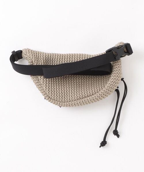 「THE NORTH FACE PURPLE LABEL」 刺繍ウエストバッグ「nanamicaコラボ」 - ベージュ レディース_画像2