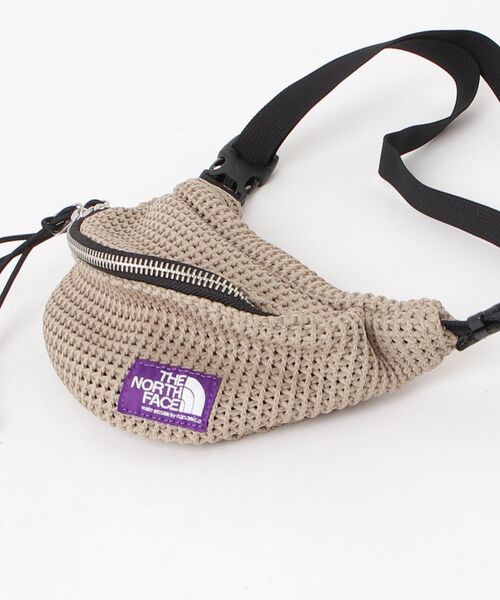 「THE NORTH FACE PURPLE LABEL」 刺繍ウエストバッグ「nanamicaコラボ」 - ベージュ レディース_画像3