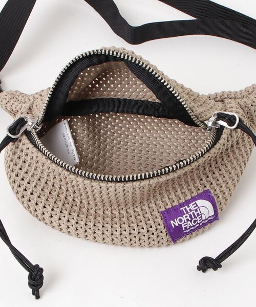 「THE NORTH FACE PURPLE LABEL」 刺繍ウエストバッグ「nanamicaコラボ」 - ベージュ レディース_画像4