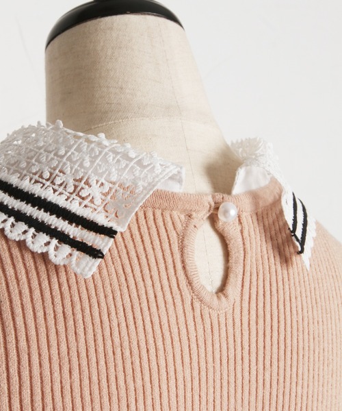 「tocco closet」 長袖ニット M ブラック レディース_画像9