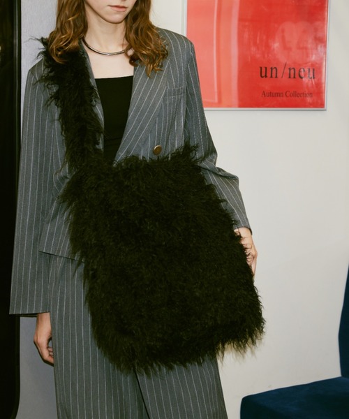 「un/neu」 ショルダーバッグ FREE ブラック レディース_画像4