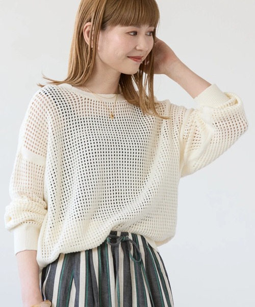 「AMERICAN HOLIC」 ニットカーディガン M ブラック レディース_画像2