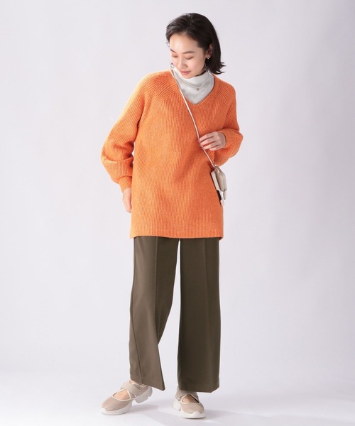 「niko and...」 イージーパンツ MEDIUM ブルー レディース_画像6