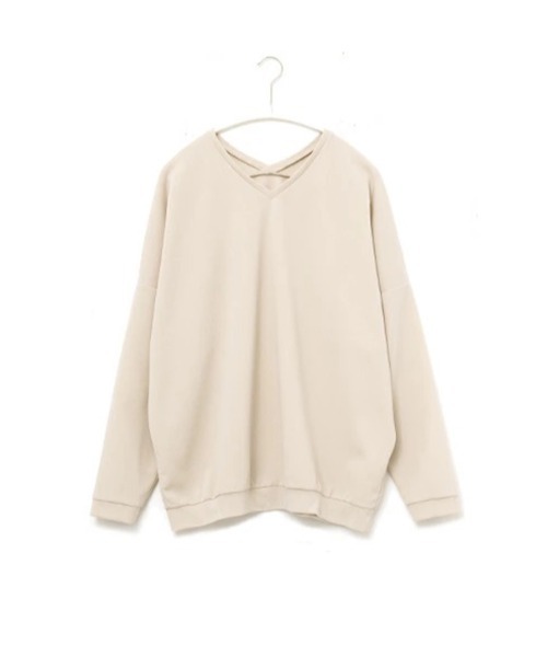 「and it_」 長袖カットソー L スモークピンク レディース_画像7