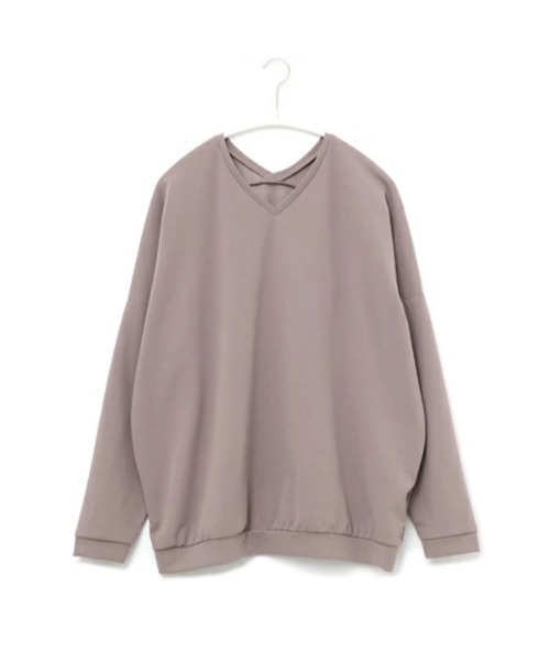 「and it_」 長袖カットソー L スモークピンク レディース_画像8