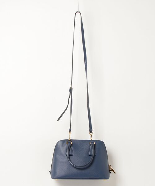 PRADA」 サフィアーノ 三角ロゴ 2WAYバッグ - ブルー レディース PRADA」 サフィアーノ 三角ロゴ 2WAYバッグ - ブルー レディース